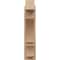 Ekena Millwork 6-in W x 16-in D x 28-in H Balboa Block Rough Cedar Woodgrain TimberThane Outlooker, Primed Tan OUTUR060X16X28BOA44RCPR - alternate 6